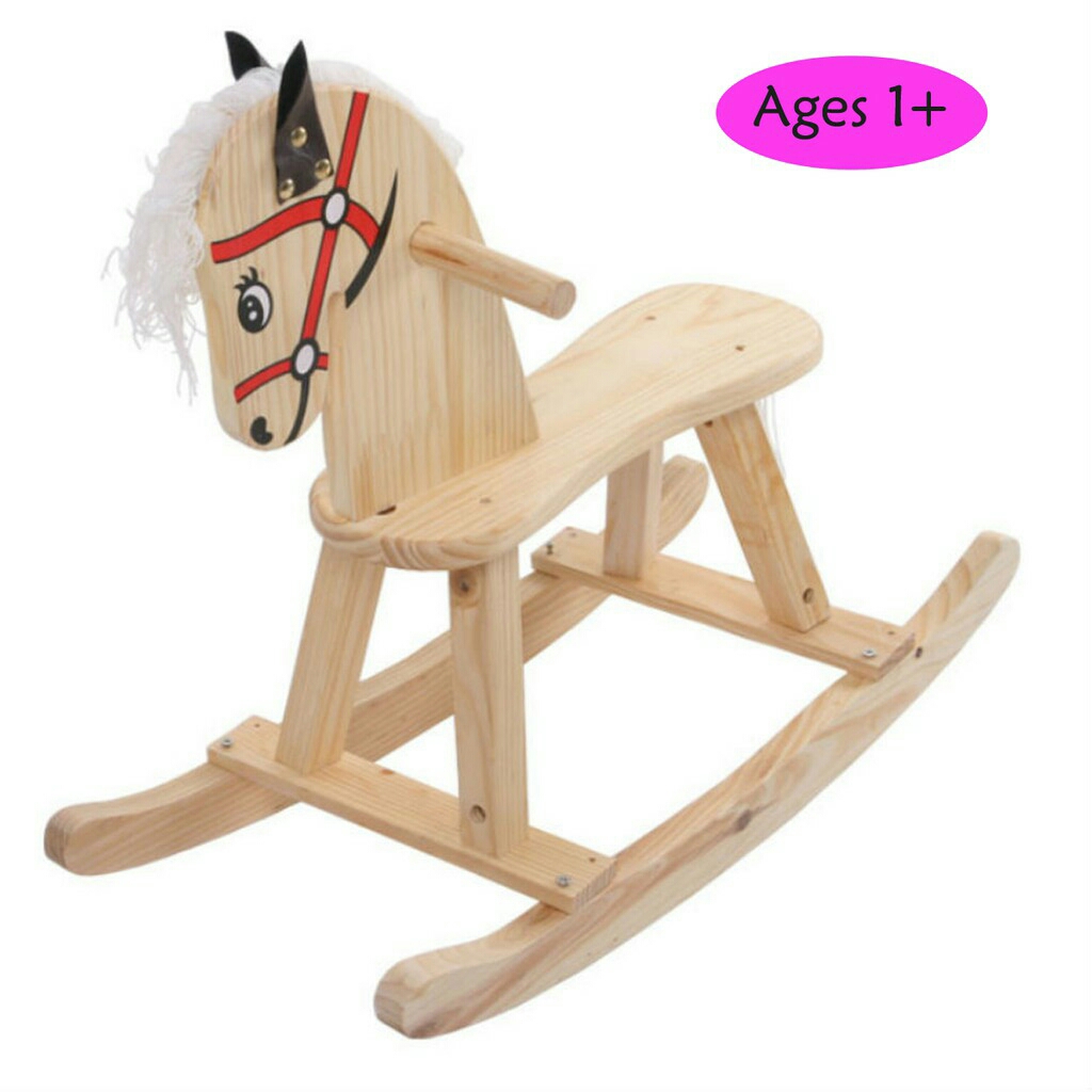 VOILA TOY sturdy wooden ROCKING HORSE child's gift *NEW 