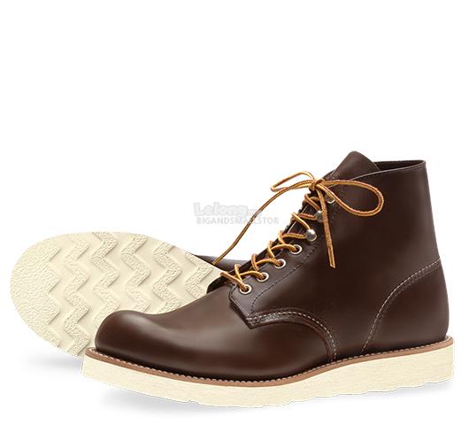 Work Boots Red Wing Lifestyle 6Inch Chocolate Chrome 8134 ZZ
