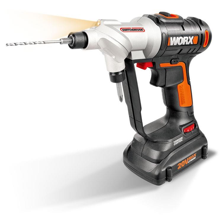 WORX WX176L 20V Max Lithium-ion Switchdriver Cordless Drill  &amp; Driver