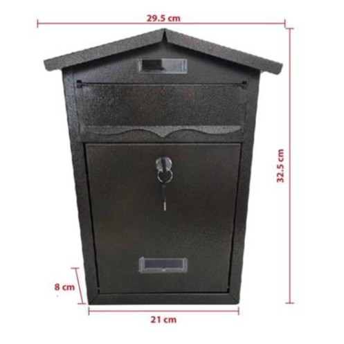 Wrought Iron Carbon Steel Letter Box Mail Box Pos Box