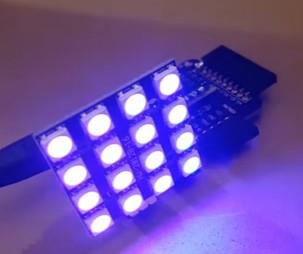 WS2812B 4x4 16Bit 5050 RGB Full Color LED Lamp Panel Light for Arduino