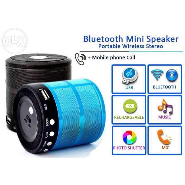 WS887 Bluetooth USB Micro SD Card Speaker (Pendrive  &amp; MMC)