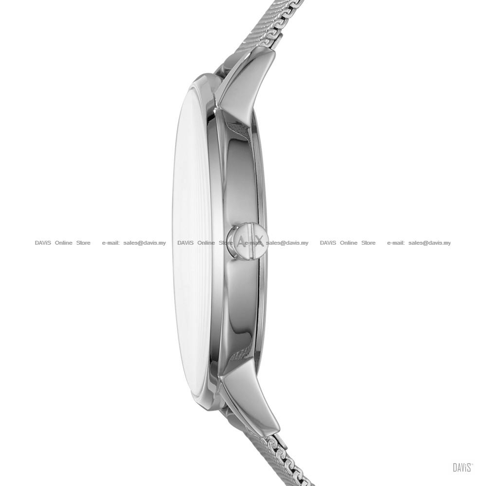 A|X ARMANI EXCHANGE AX5549 Women's Lola 3-hand Mesh SS Bracelet Silver