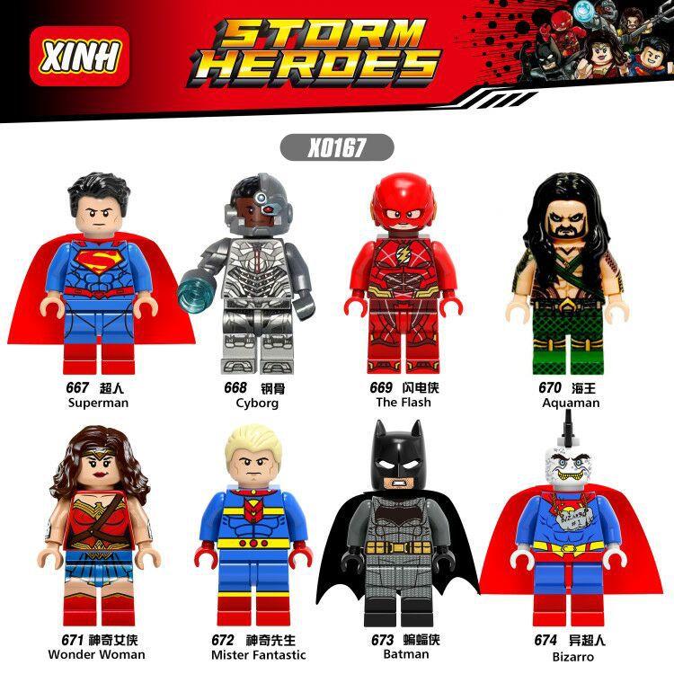 lego justice league flash minifigure