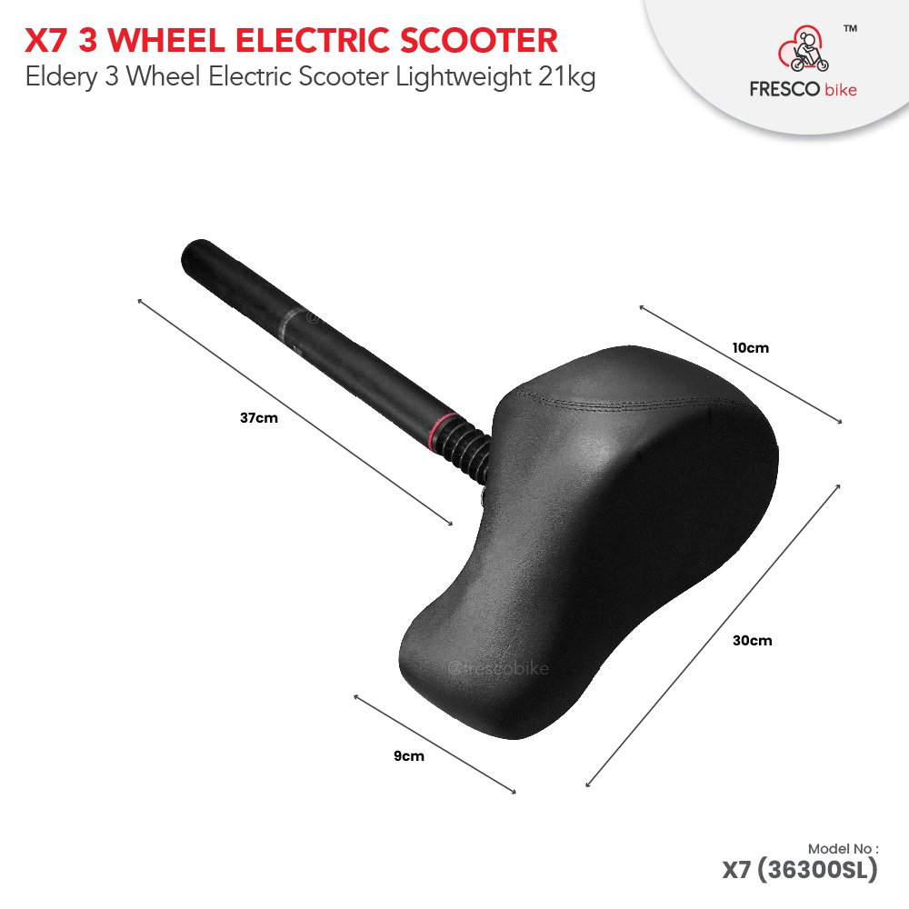 X7 3 Wheel Electric Scooter Elderly Lightweight 21kg