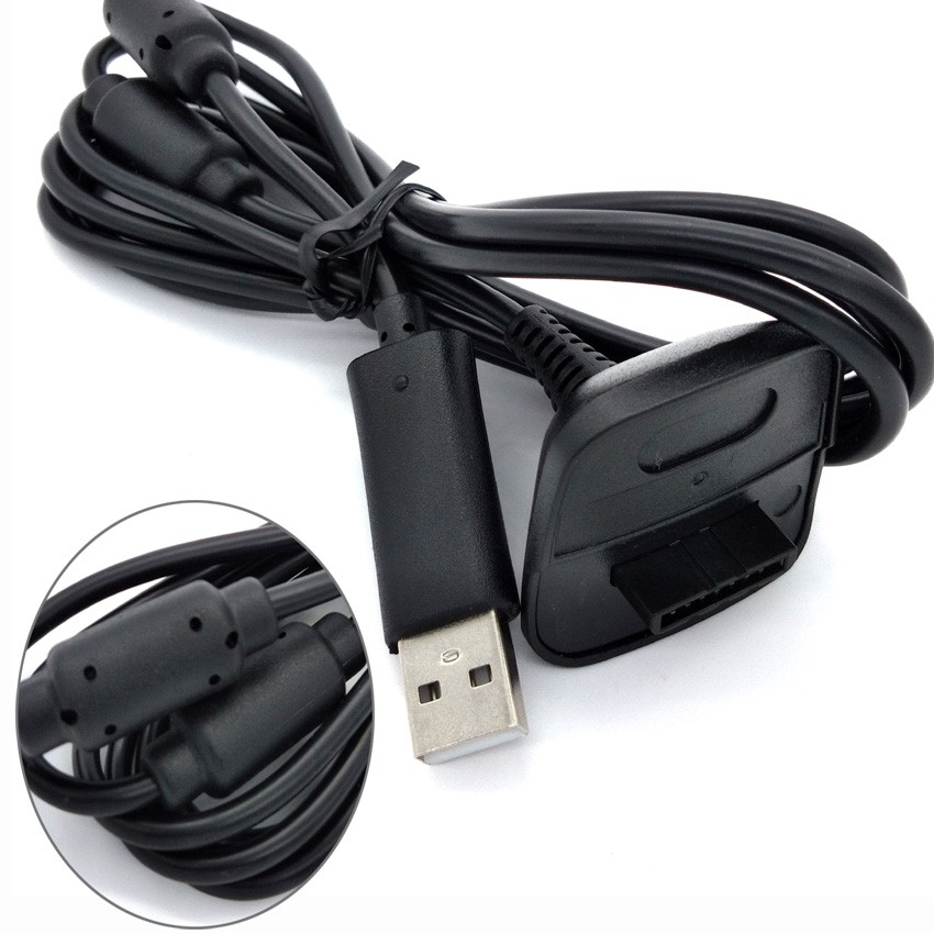 Xbox 360 Wireless Game Controller USB Charging Cable Without The Battery