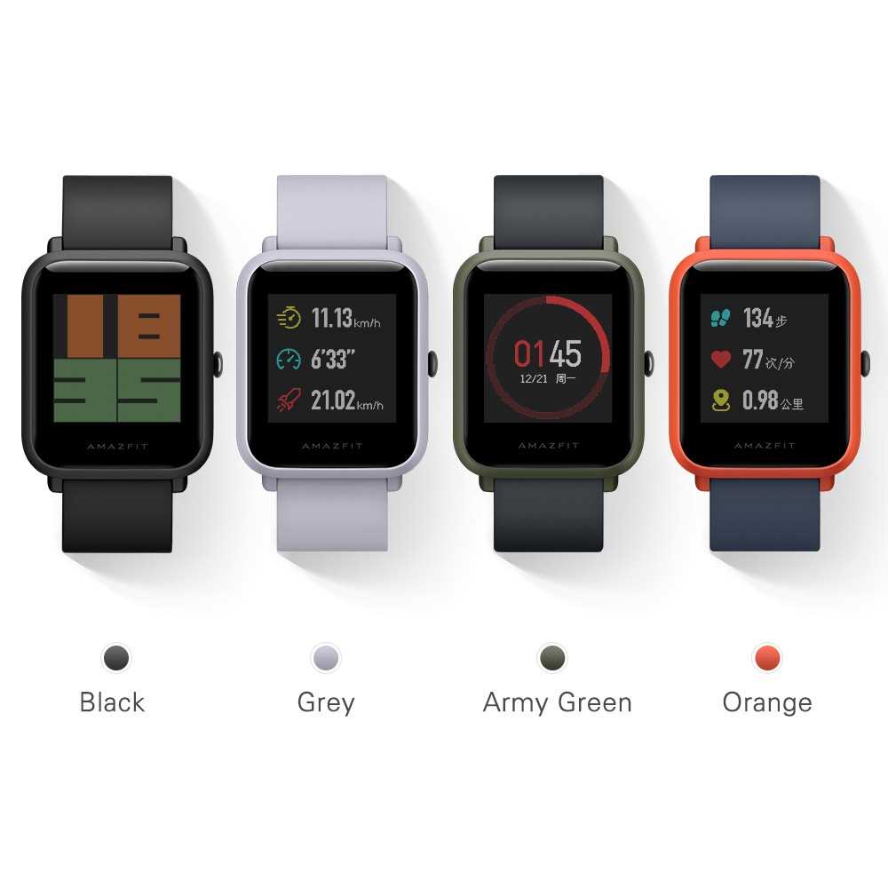 huami amazfit bip black