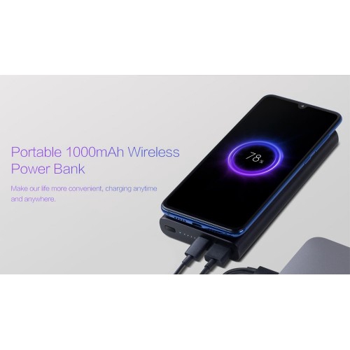 Xiaomi Mi Wireless Power Bank Powerbank Qi 10000mah 10W