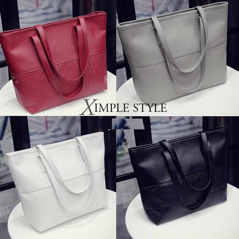 XIMPLE Style Korean Large Tote Bag Handbag Women Fashion