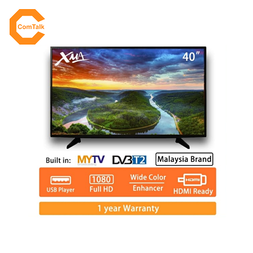 XMA 40-inch Full HD LED TV with Built-in DVB-T2