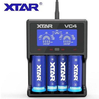 Xtar VC2 VC4 USB Universal Portable Display Battery Charger Li-ion NiMH