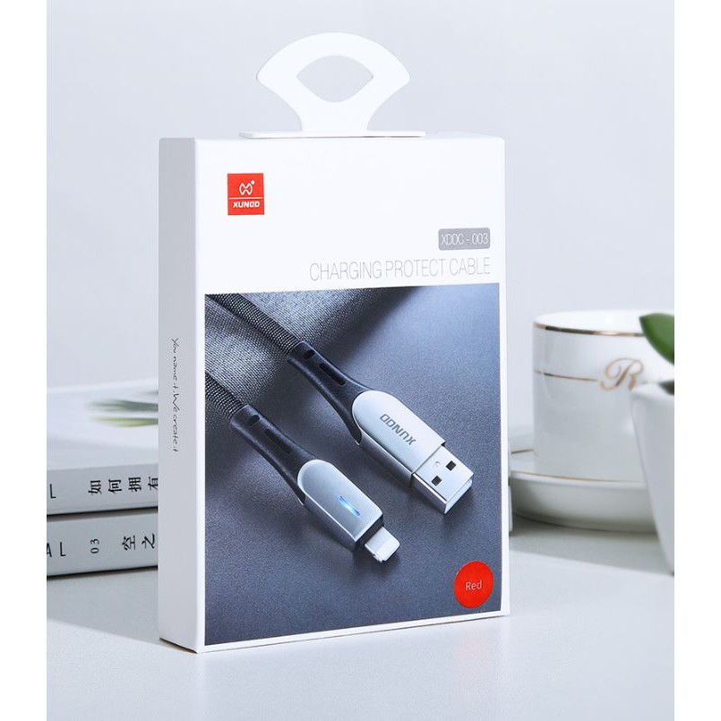 XUNDD Smart Auto Discharging Iphone Cable IOS Cable Apple Cable