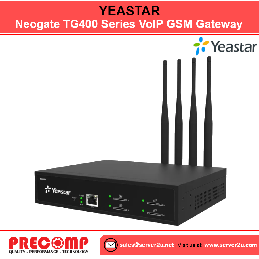 Yeastar Neogate TG400 Series VoIP GSM Gateways