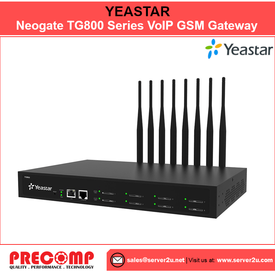 Yeastar Neogate TG800 Series VoIP GSM Gateways
