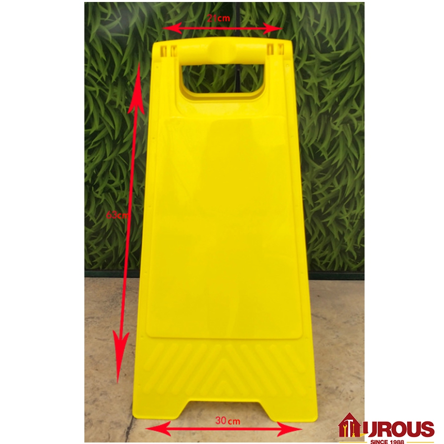 Yellow Foldable Floor Sign Board St End 3 23 2022 12 00 Am