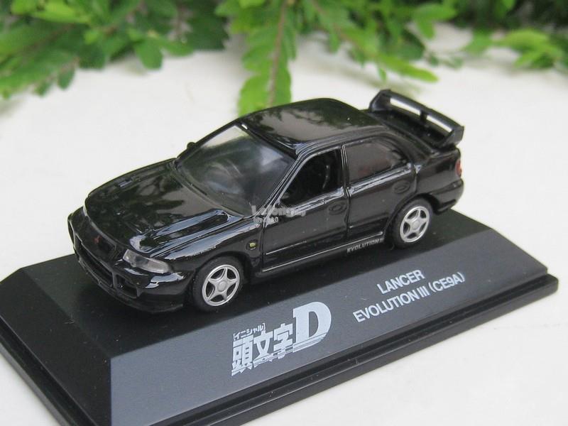 1 72 Real X Initial D Mitsubishi Lancer Evolution Iii Black Diecast Car Model Cars Trucks Vans Toys Hobbies