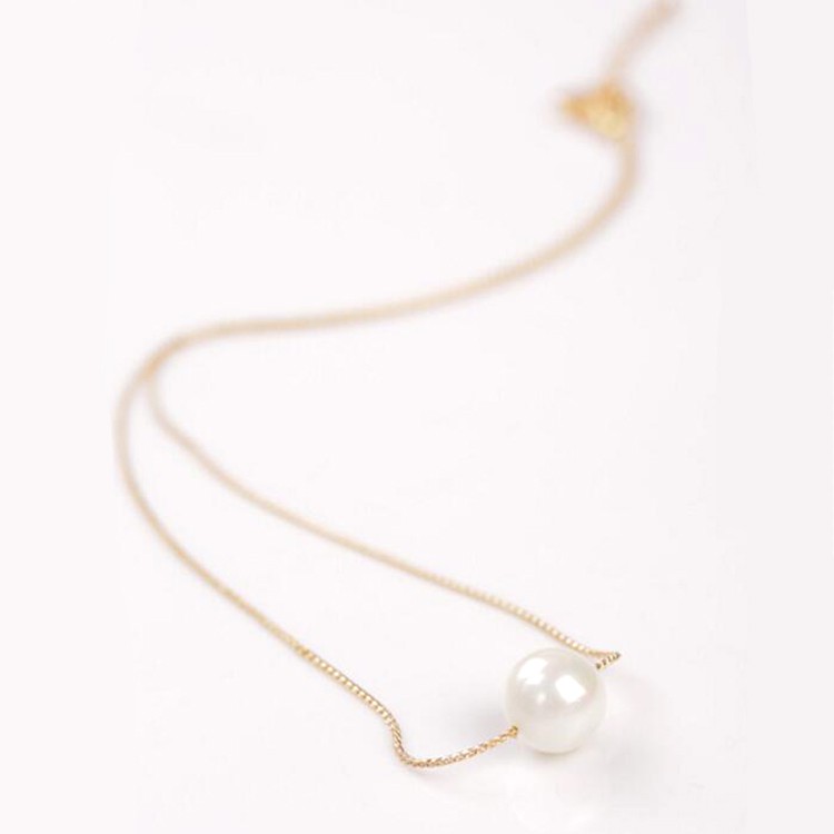 Youniq Basic Korean Pearly Gold Necklace