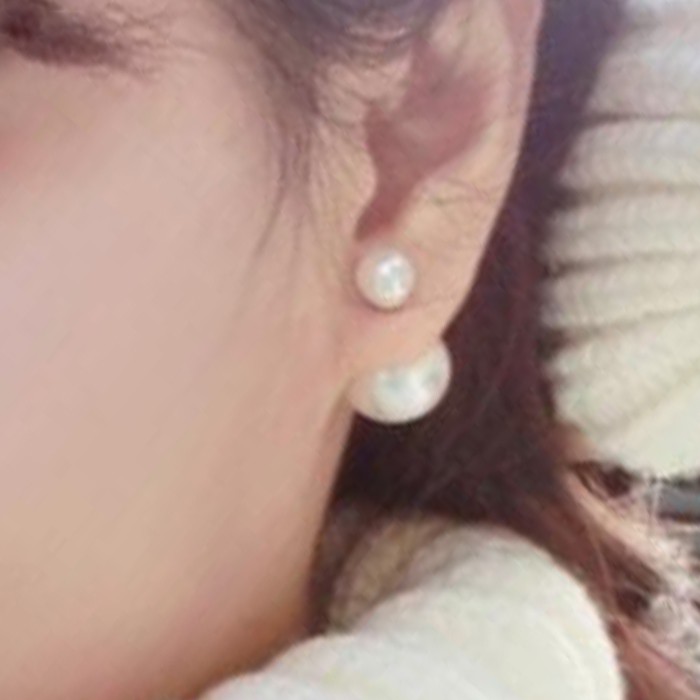 Youniq Basic Korean Two-sided Pearl Earring