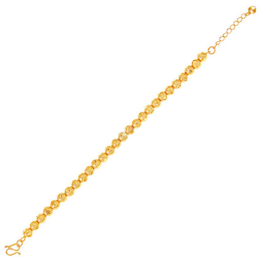 Youniq Premium Bubbling 24k Gold Plated Bracelet