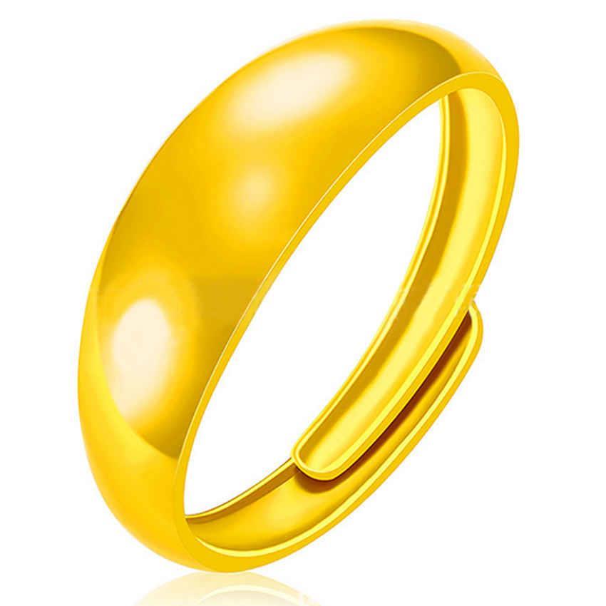 YOUNIQ Premium Smooch Cupid 24K Gold Plated Ring Set- Couple Rings