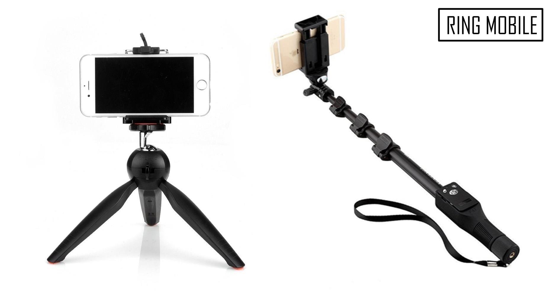 YunTeng YT-1288 Selfie Stick Monopod with YT-228 Tripod Stand. ‹ ›