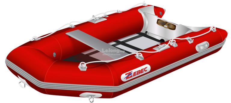 ZEBEC PVC INFLATABLE BOAT (end 3/31/2018 10:56 PM)