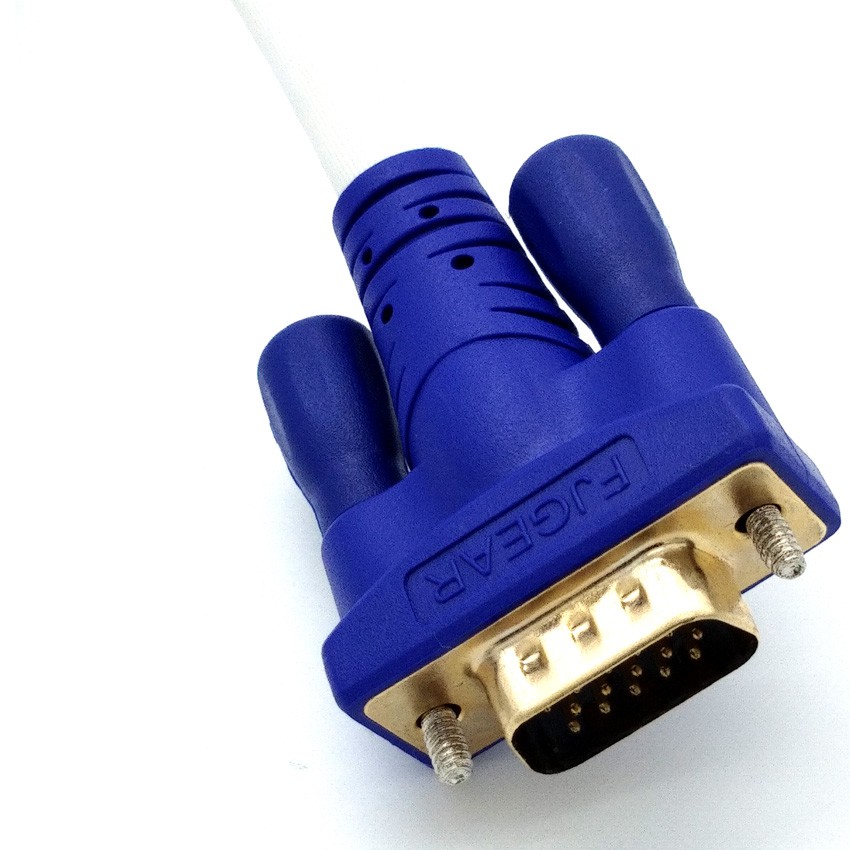Zee-Cool 3M 15 Pin Male To Male VGA Monitor Connection Cable