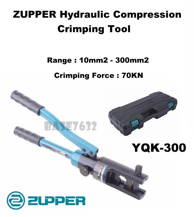 ZUPPER Hydraulic Compression Crimping Tool YQK-300 10-300mm2 2301.1 