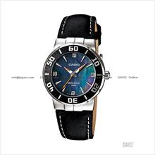 CASIO LTD-2000L-1AV STANDARD diver look rhinestones leather black