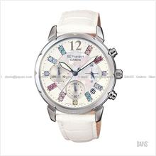 CASIO SHN-5012LP-7A SHEEN 24hrs stopwatch leather strap kaleidoscope