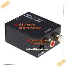 Digital Optical to Analog Audio Converter SPDIF Coaxial Toslink RCA