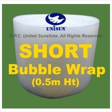 SHORT BUBBLE WRAP 0.5m x 100m Half Height ONLINE PROMO Plastic Packing