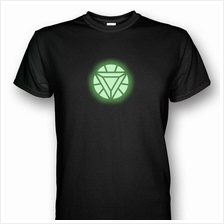 Iron Man Arc Reactor Mark VI Glows In The Dark T-shirt