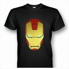 Iron Man Helmet Mark III T-shirt Black