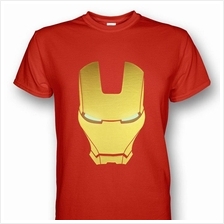 Iron Man Helmet Mark III T-shirt Red