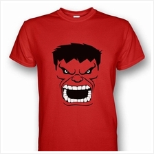 Red Hulk Face Red T-shirt