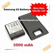 New 3500mAh Extended Battery for Samsung S2 i9100 + Back cover