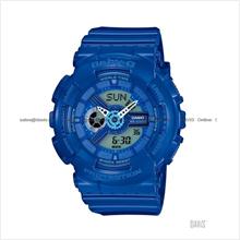 CASIO BA-110BC-2A Baby-G Ana-Digi multi-dimensional resin strap blue