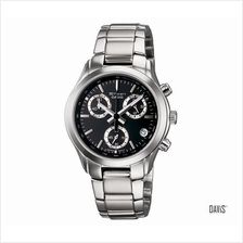 CASIO SHN-5000BP-1AV SHEEN stopwatch SS bracelet watch black *Match*