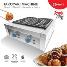 Fresco Takoyaki 2 Plate 28 Holes Machine Electric