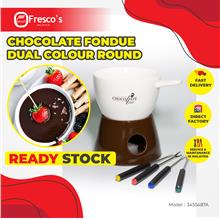 Chocolate Fondue Dual Colour Round Fondue