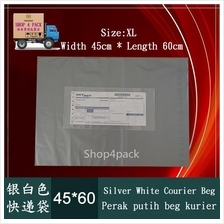 Courier Plastic Bag Wtih Pocket , Size : XL , 50 Pcs For Packing . Box