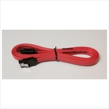 2pcs Sata Cable with clip, 100cm