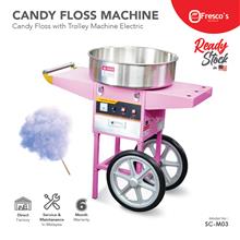 Candy Floss with Trolley Machine Electric
