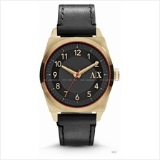 A|X ARMANI EXCHANGE AX2306 Men's Jackson Classic Leather Strap Black