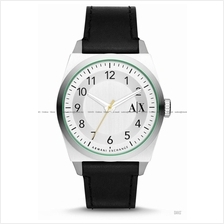 A|X ARMANI EXCHANGE AX2302 Men's Jackson Classic Leather Strap Silver