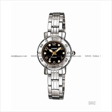CASIO LTD-2002D-1AV STANDARD petite diver look SS bracelet black