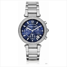 MICHAEL KORS MK6117 Parker Chronograph Glitz SS Bracelet Blue