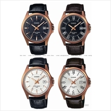 CASIO MTP-1376RL STANDARD analog rose gold classic date leather strap