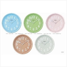 CASIO IQ-62 analogue wall clock stylish light colours